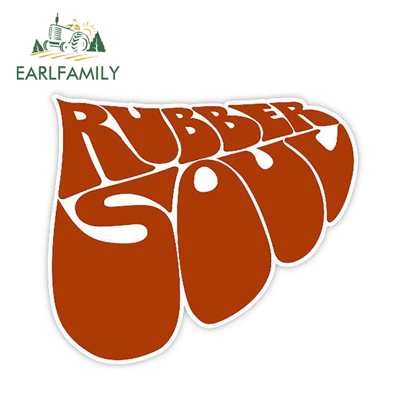 EARLFAMILY, 13 см X 11,3 СМ, резиновая наклейка на окно автомобиля, бампер, Забавный автомобильный Стайлинг, авто мотор, украшение, графика, автомобильная наклейка