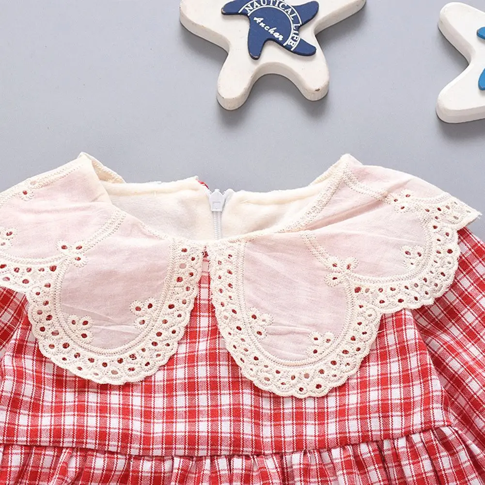 Коллекция 2019 года Клетчатая блузка для маленьких девочек топы зима-осень с