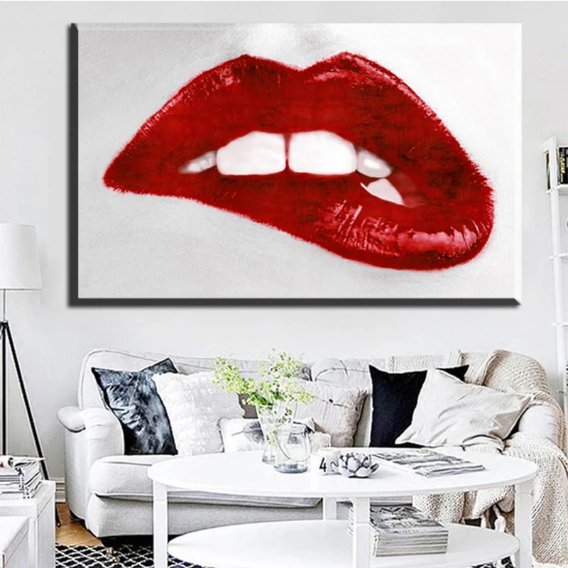 

Алмазная вышивка «сексуальный красный рот», алмазная живопись «сделай сам», полноразмерная круглая наклейка, вышивка крестиком 5d стразы, у...