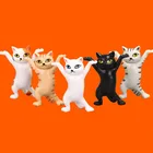 5 шт., подставка для ручек в виде танцующего кота