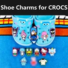 1 шт. милые животные Sanrio, Хелло Китти Кроксы элегантные аксессуары Hellokitty ПВХ украшение для обуви для женщин мальчиков подарок для друзей