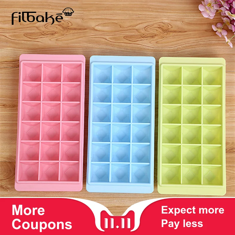 Формочка для мороженого FILBAKE 18 квадратных лотков льда особенности ручного бритья