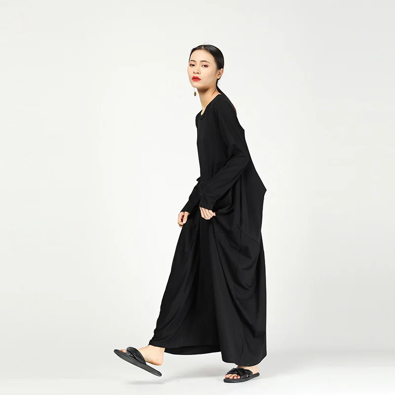 Z-ZOUX женское платье с длинным рукавом свободное ассиметричное в полоску длинные