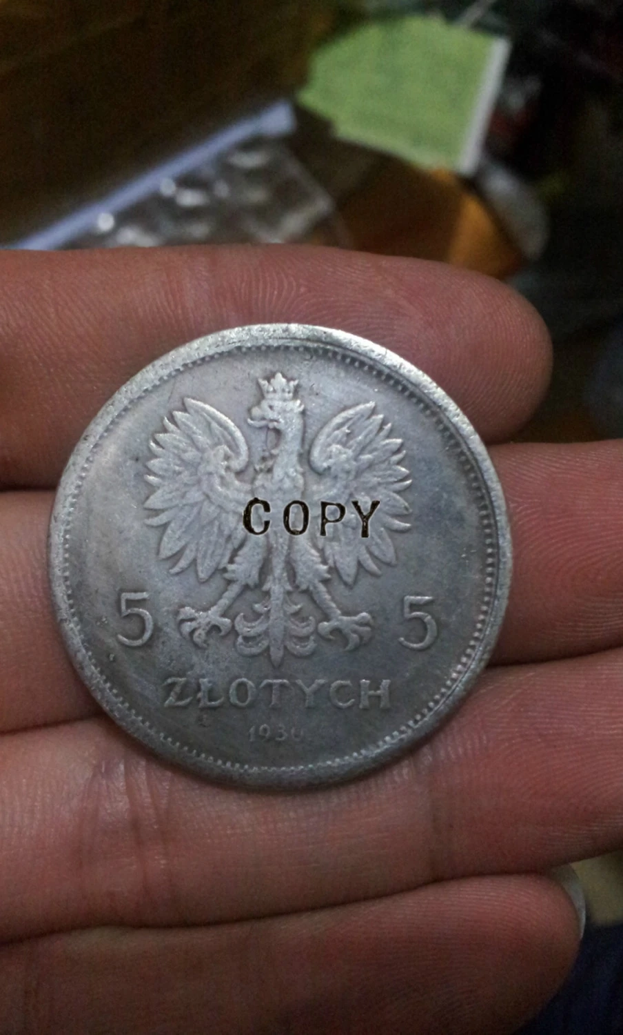 Памятные монеты 5 злотых монет 1930 год Революция 1830 г. копия #19 1 | Дом и сад