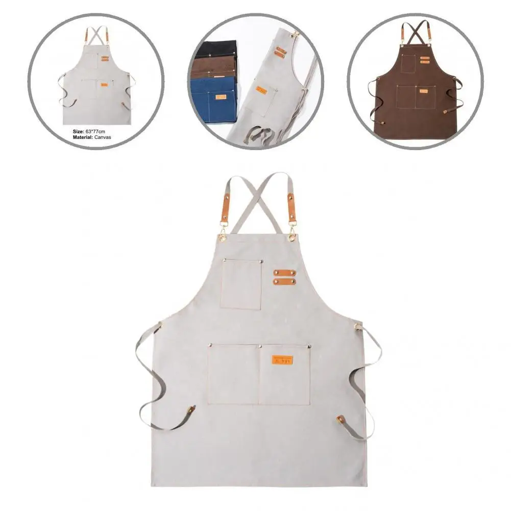 

Anti-Wrinkle Skin-friendly Gardening Chef Kitchen Apron for Working