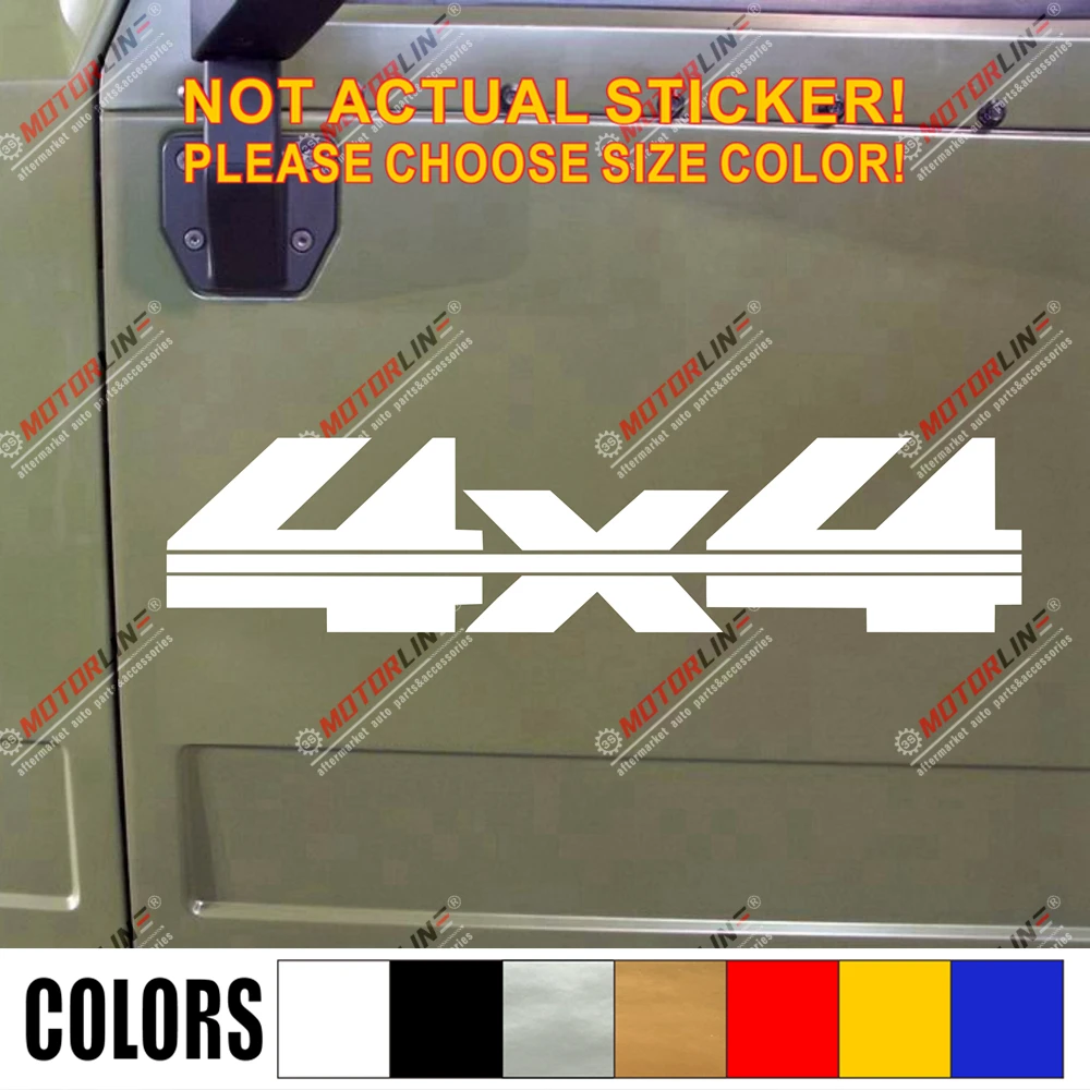 4X4 Виниловая наклейка для внедорожника грузовика подходит Jeep и т. Д. высечка выбор