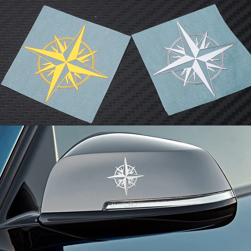 1 шт. автомобильный никелевый металлический стикер компас трав Wanderlust направление