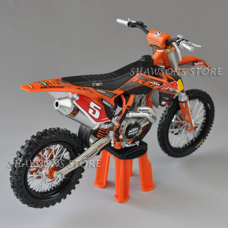 Литье под давлением модель игрушки automax 1:12 KTM 450 SX-F Байк миниатюрная копия мотоцикла