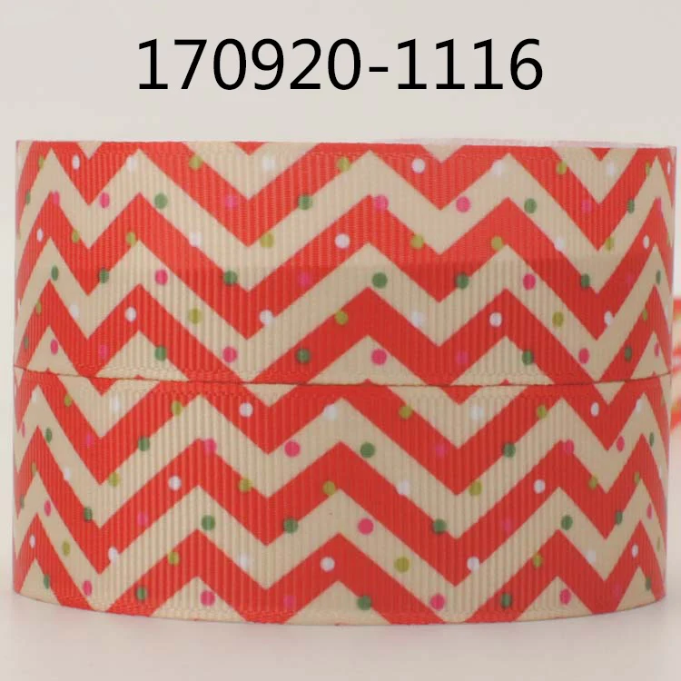 

New 50 yards lucky merry christmas decoration printed grosgrain ribbons free shipping 005