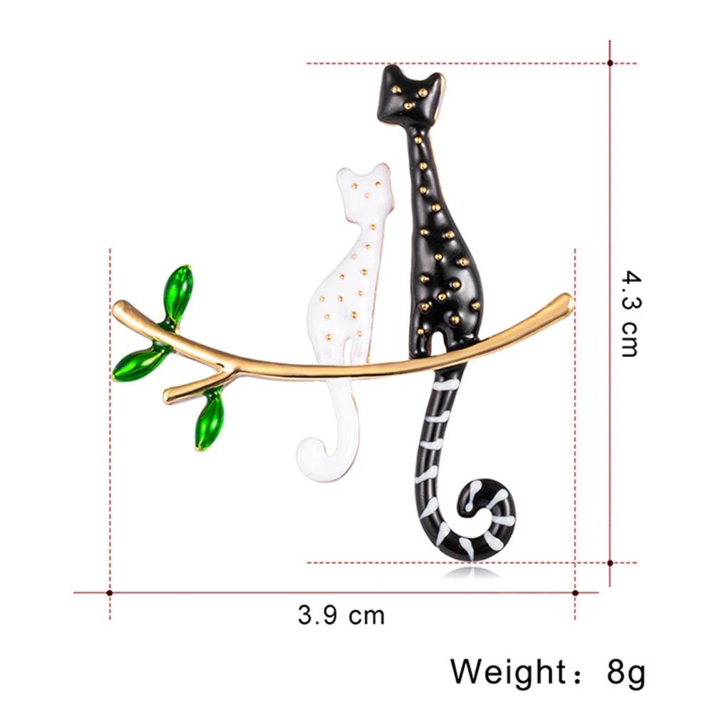 Брошь из сплава новинка кошка Рыбалка креативные ювелирные изделия в форме