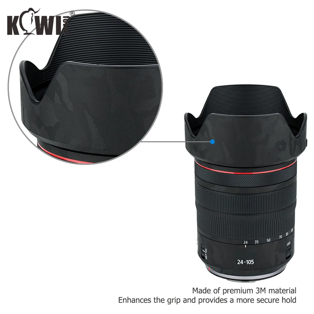 Противоскользящая Крышка для объектива и бленда пленка Canon RF 24 105 мм F4L IS USM
