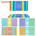 Новый размер, популярная Радужная пузырьковая Радуга для двух игроков, настольная игра, игрушки-антистресс для детей, игрушки для снятия стресса