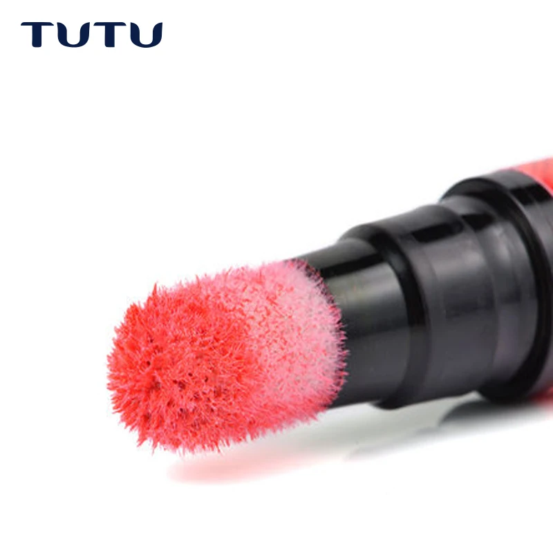 Брендовая Косметическая Подушка с рисунком губ ручка глазурью 6 цветов блеск для