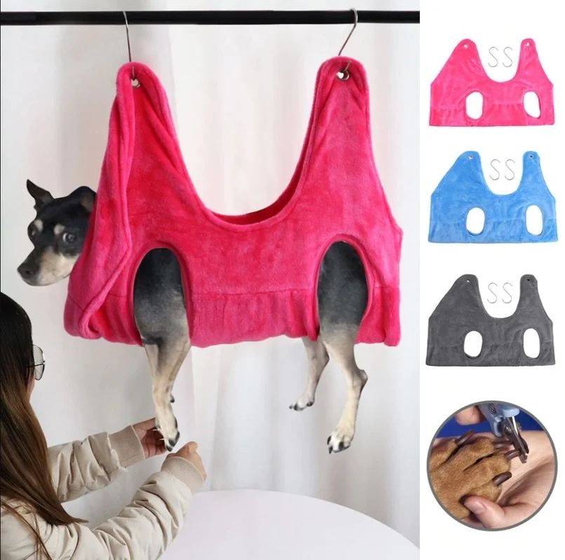 

Dog Cat Hammock Helper Soft Restraint Bag Harness Grooming Tool for Puppy Dog Cats Pet Bathing Nail Clip Trimming Pet Suppllies