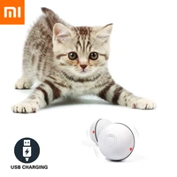 xiaomi new smart cat toy ball pet products usb rechargeable kitten toy balls catnip automatic red dot funny cat playing movement