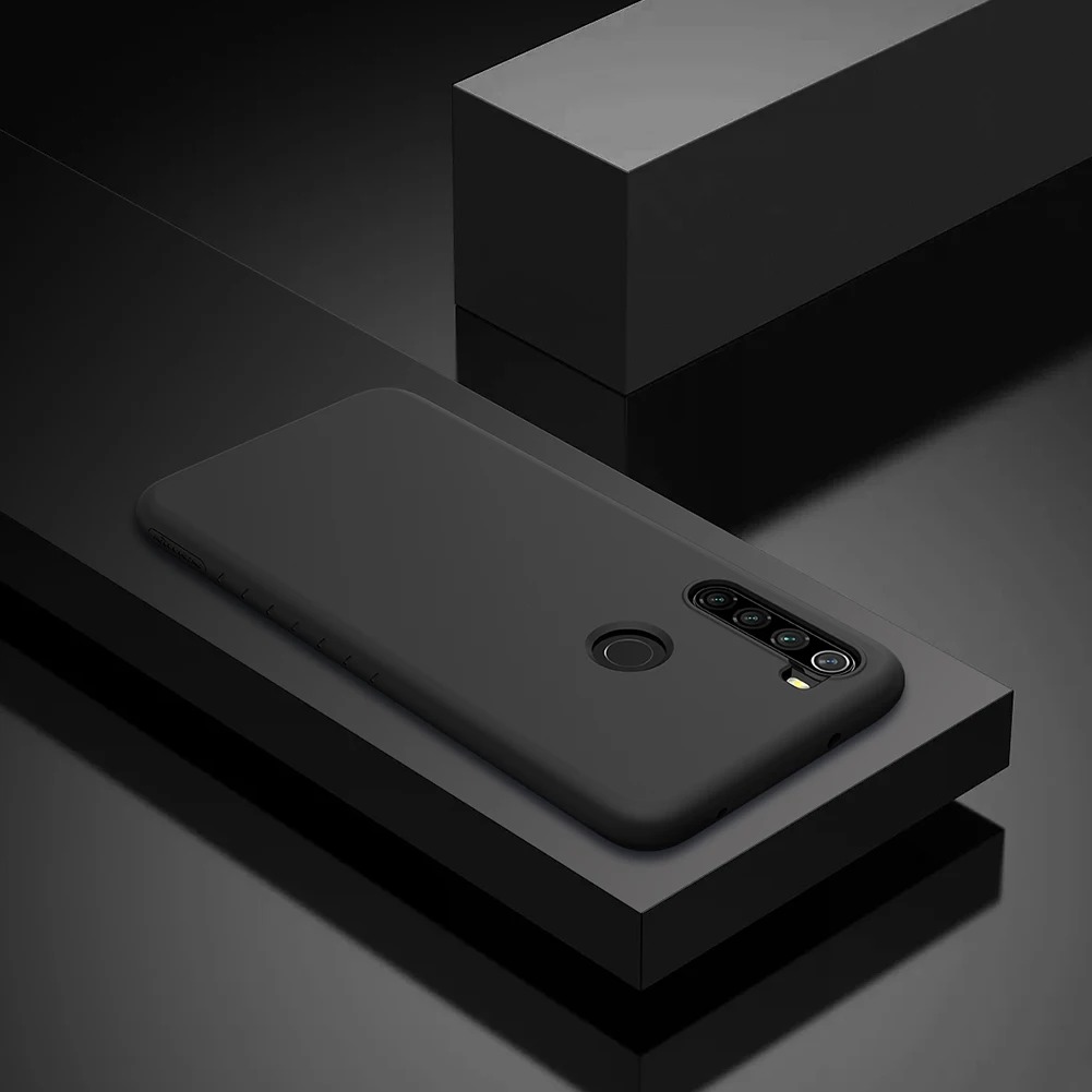Для Xiaomi Redmi Note 8 7 Pro 7s чехол Nillkin резиновая обернутая Жидкая силиконовая Мягкая сенсорная задняя крышка Nilkin чехол для телефона