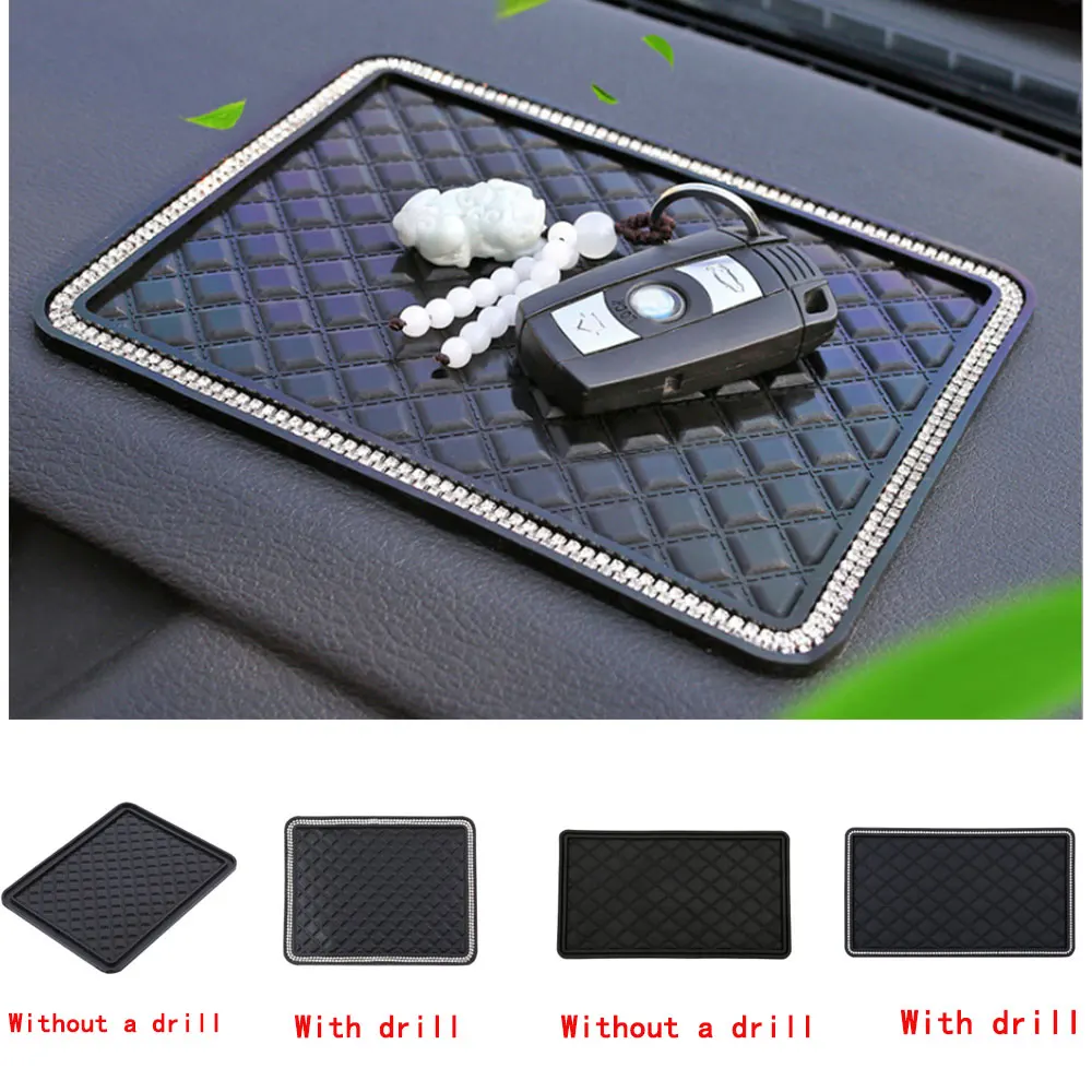 

Car Anti Slip Mat Diamond Styling insert for mobile phone navigation dashboard pad Accessories