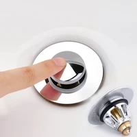 new universal stainless steel pop up bounce core basin drain filter hair catcher deodorant bath stopper kitchen bathroom tool