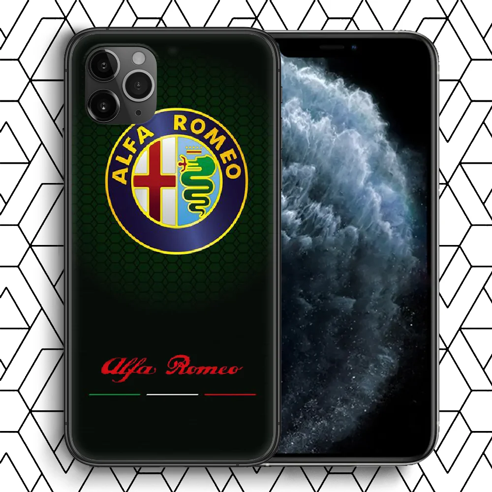 

Alfa romeo giulietta Italy Car Phone Case For Iphone 4 4s 5 5S SE 5C 6 6S 7 8 Plus X XS XR 11 12 Mini Pro Max 2020 black Hoesjes