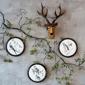 

Американская голова оленя, настенная подвеска в стиле ретро, декоративное настенное креативное украшение, Настенная подвеска, мягкие аксес...