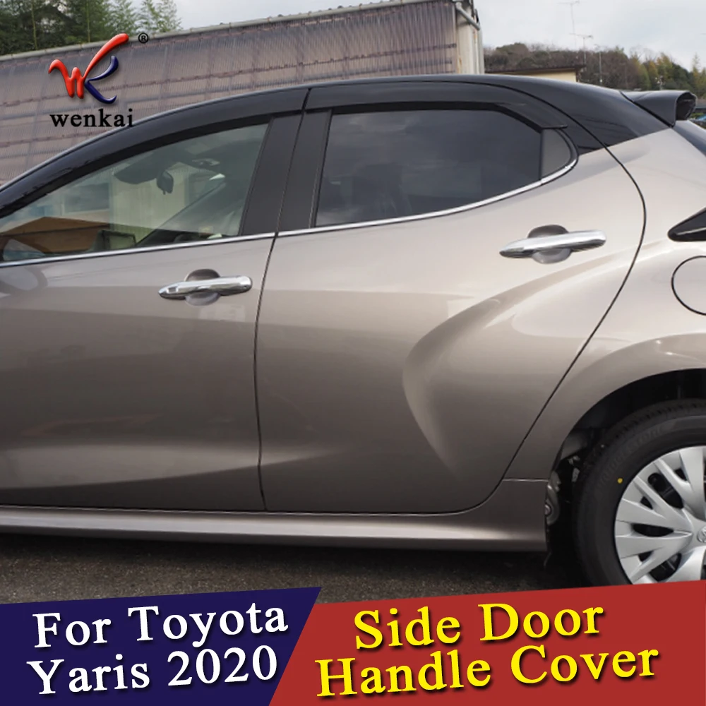 Крышка для боковой дверной ручки из АБС-пластика Toyota Yaris 2020 2021 автомобильные