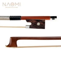 naomi student bow 44 brazilwood bow violinfiddle bow round stick wenge frog iron wire winding student bow beginner use