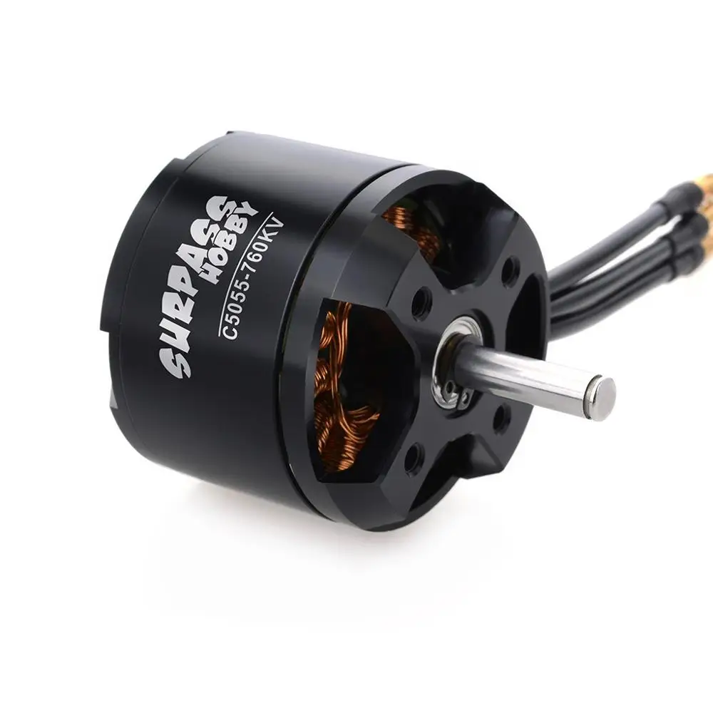 Бесщеточный двигатель SURPASS HOBBY C5055 400KV/600KV/700KV для радиоуправляемого самолета
