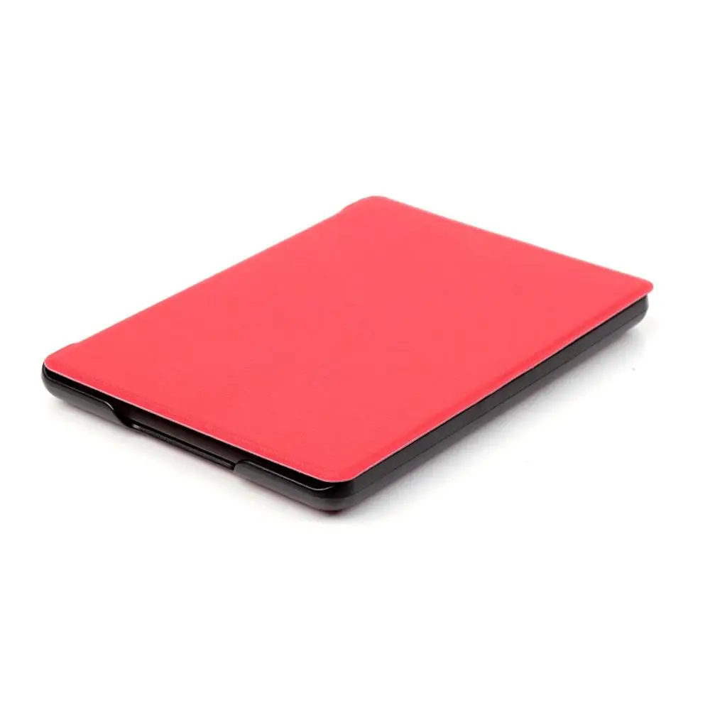 Красный Чехол UTHAI для Amazon Kindle Paperwhite4, кожаный чехол для Kindle Paperwhite, чехол с функцией сна и пробуждения - Цвет: Красный