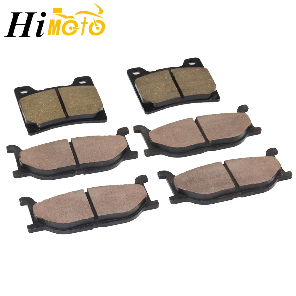 Передние и задние тормозные колодки 6 шт./компл. для мотоциклов Yamaha XVS1100 XVS 1100 DRAG STAR