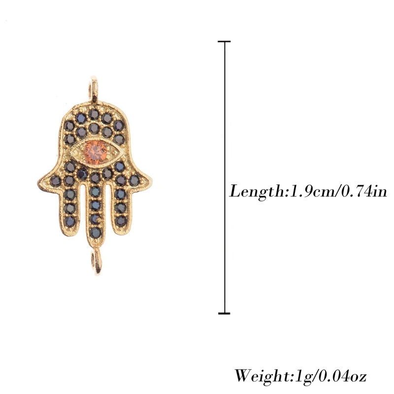 Очаровательные бусины OIQUEI с микрозакрепкой из черного циркония аксессуары для