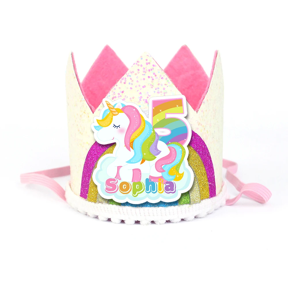 Единорог вечерние принадлежности коробка пригласительные карты Баннер Висячие