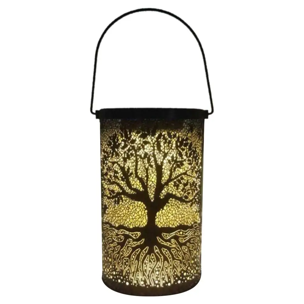 

Solar Big Lantern Hanging Garden Outdoor Lights Metal Waterproof LED Table Lamp Decorative Garden Night Light