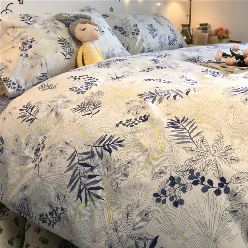 Постельный комплект роскошный литературный художественный хлопковый