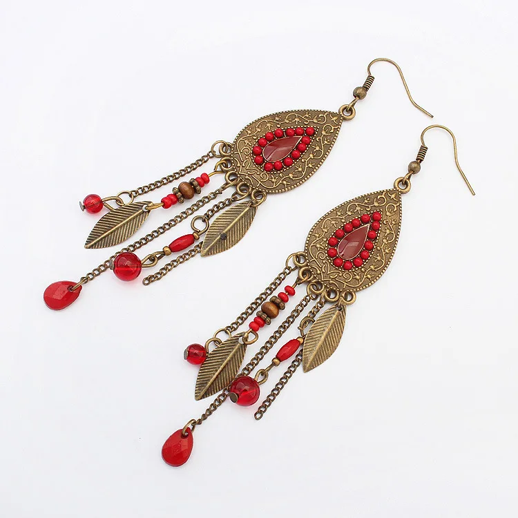 

Женские серьги-подвески из акриловой смолы