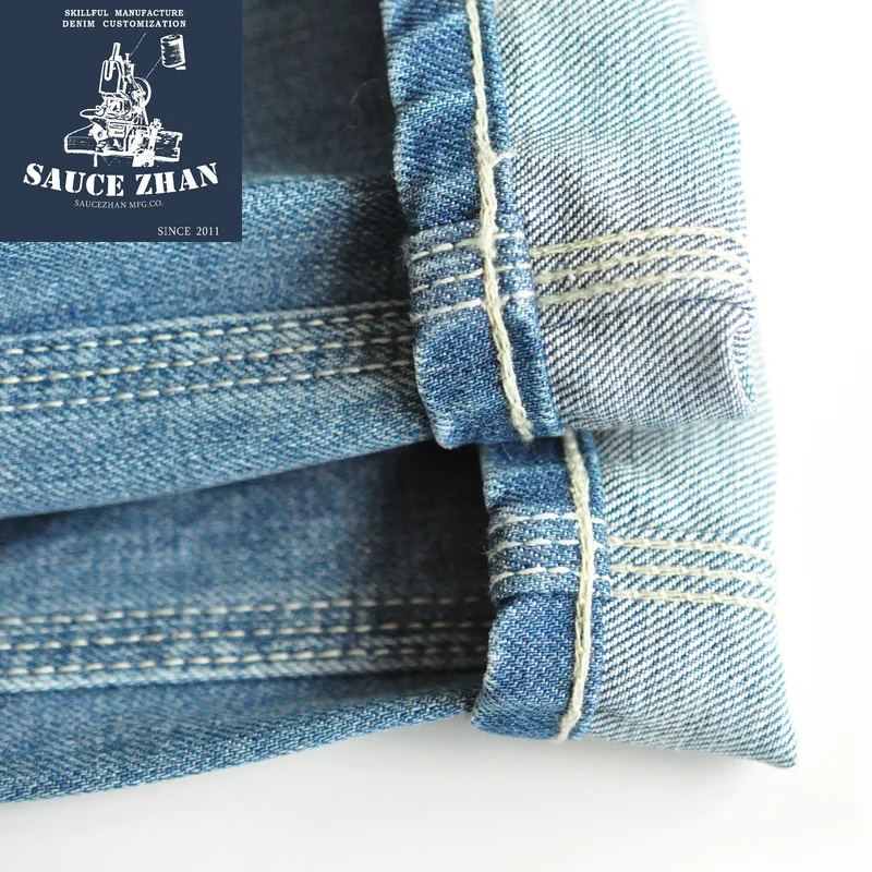 Мужские джинсы до щиколотки sauzezhan синие в стиле панк модные брендовые | Мужская