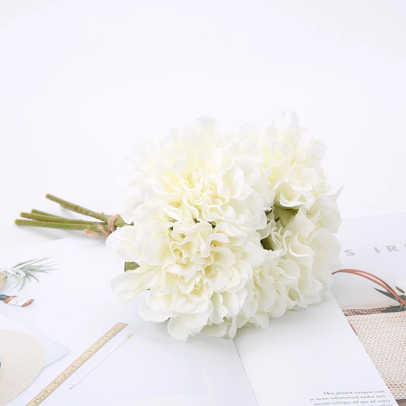 

Искусственный букет гортензий MENGHAO, шелк, 1/5 шт.