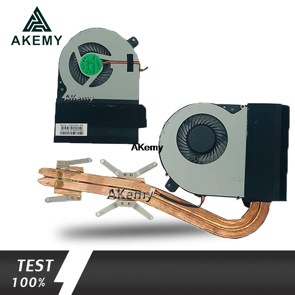 Оригинальный охлаждающий вентилятор для ноутбука For Asus K55DR K55N K55D K55DE A55D кулер 13N0