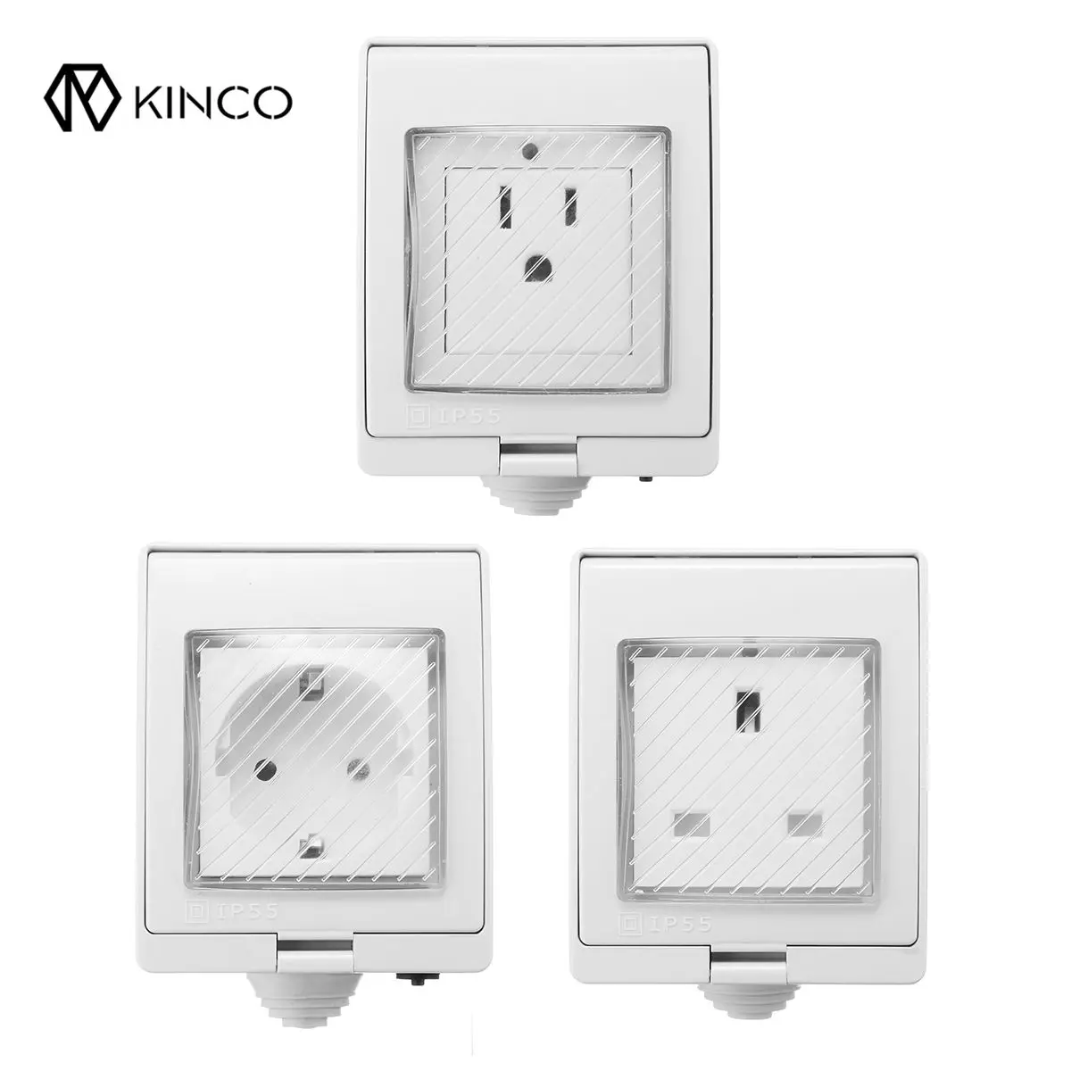 Водонепроницаемый смарт WiFi розетка работает для Alexa Google домашний пульт