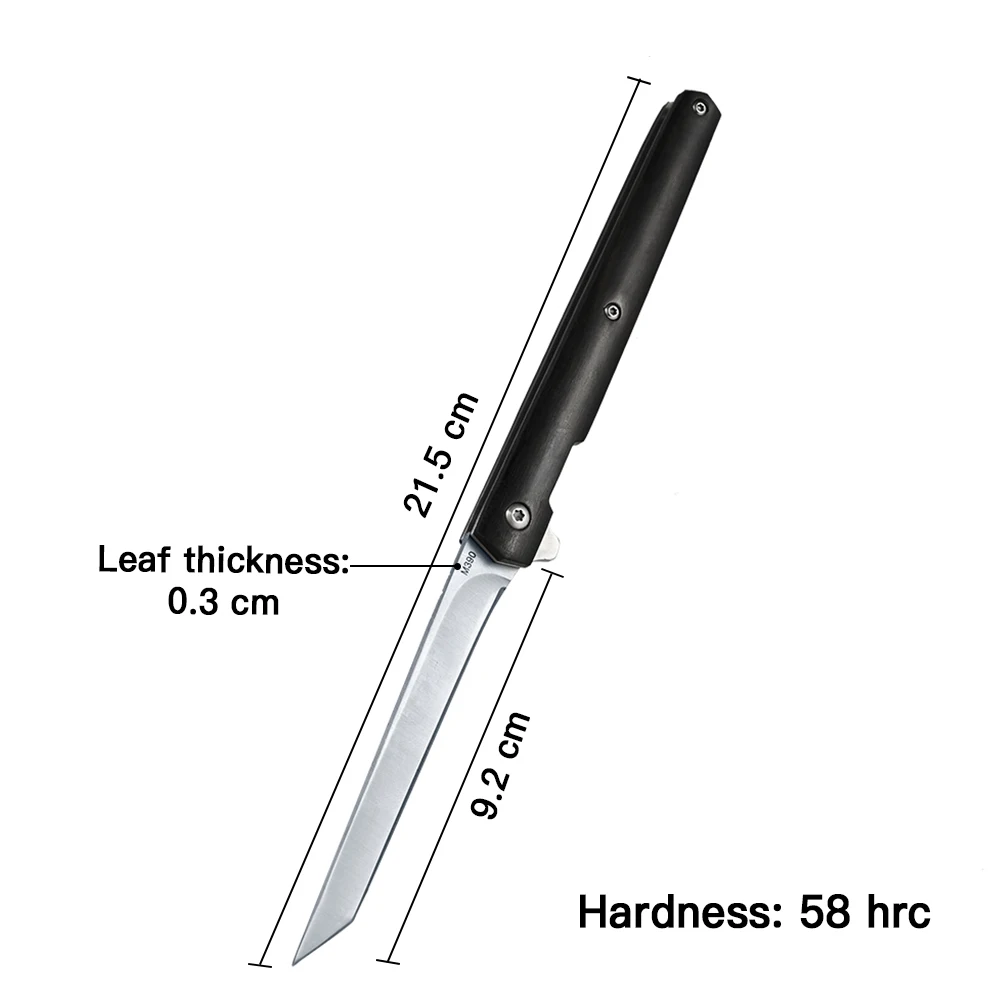 Стальной складной нож M390 CS Go портативный карманный из массива дерева походный