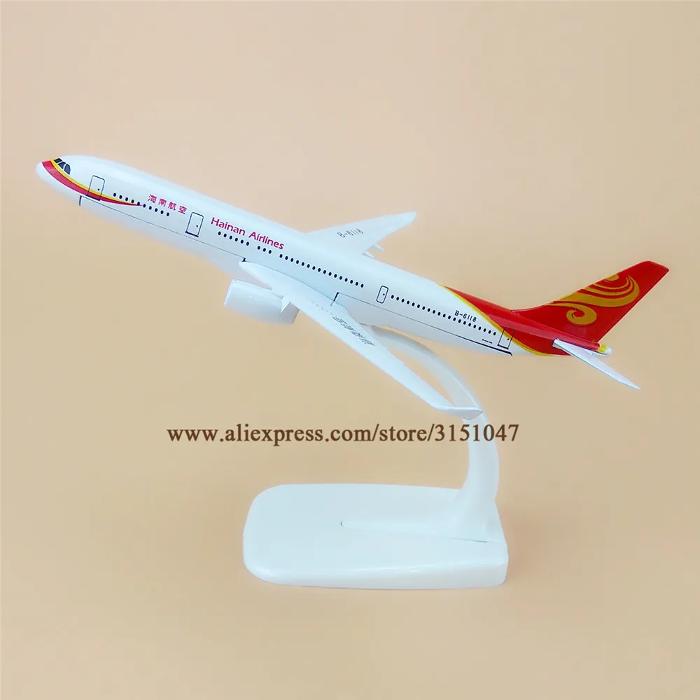 16 см Air China Hainan Airlines A330 модель самолета Аэробус 330 из металлического сплава литая