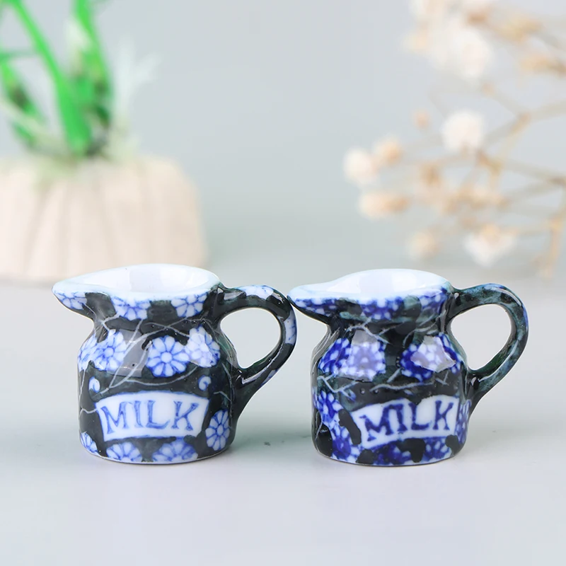 

1:12 миниатюрный кукольный домик, семейная чашка с молоком, домашний декор, кухонный кукольный домик, игрушечные аксессуары