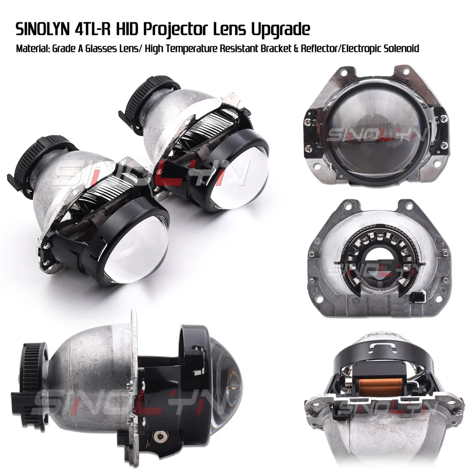 SINOLYN 4TL-R FXR Биксенон HID 2," дюймов объектив проектора D2S для Honda Accord 4TL-R/Odyssey/4G Acura TL/Toyota Sienna фара