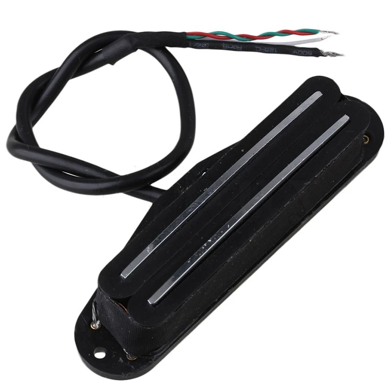 5 stück schwarz heiss dual rail humbucker gitarre neck pickup 4 draht elektrische gitarre neck pickup 4 drähte dual heißer schiene humb