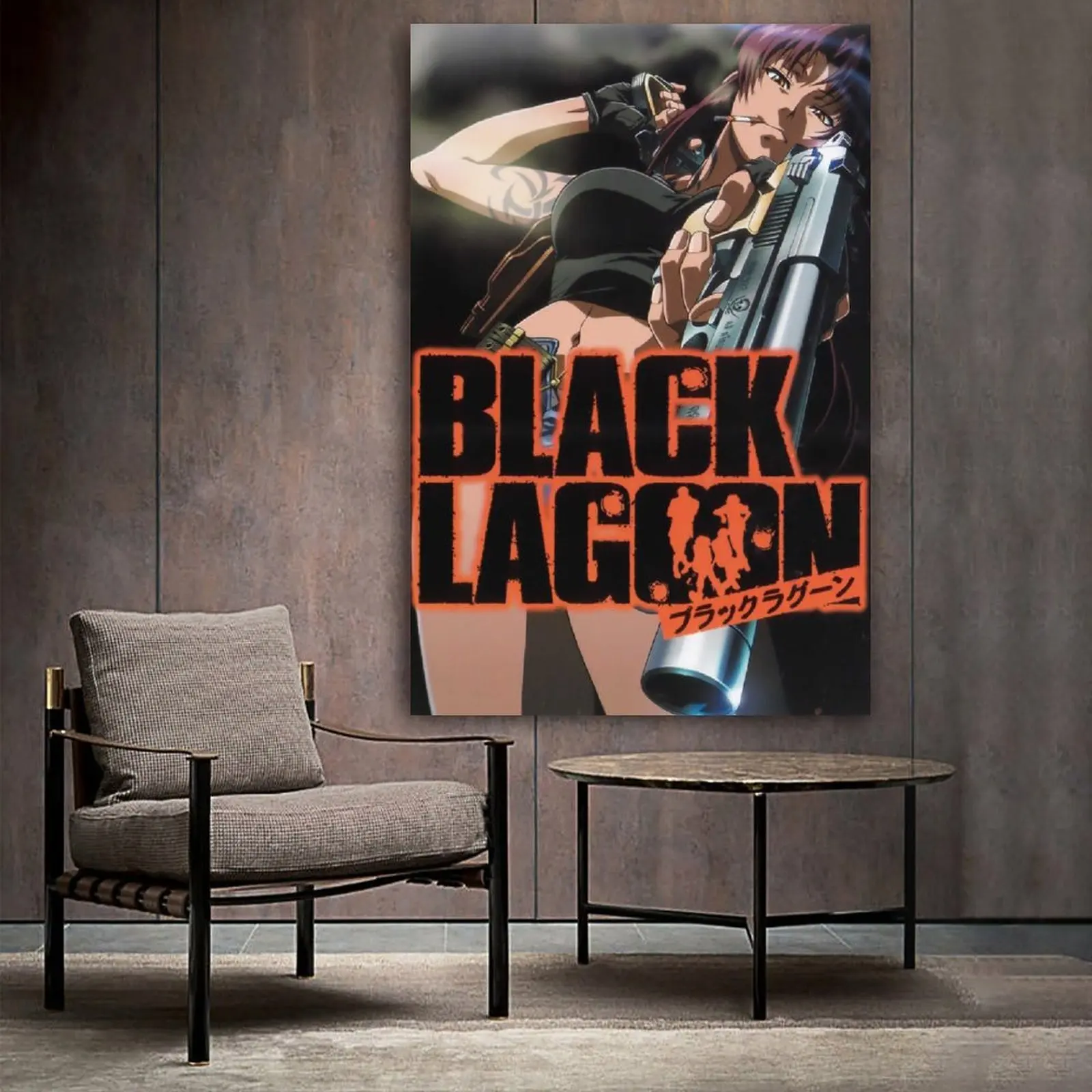 

Black Lagoon Movie & TV Canvas Art Poster and Wall Art Picture Print Modern Family bedroom Decor Posters