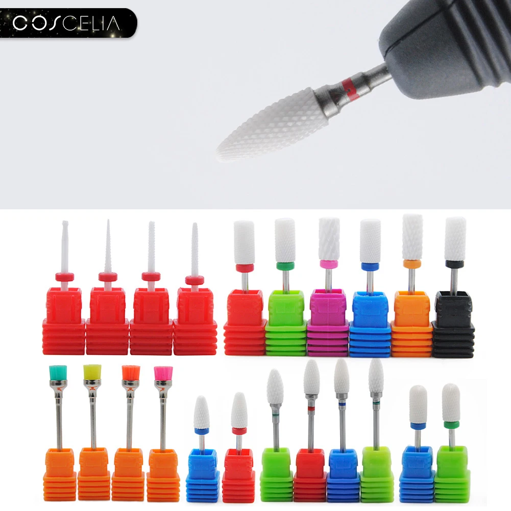 1 шт. керамический сверло для ногтей электрических маникюрных сверл Фрезерный