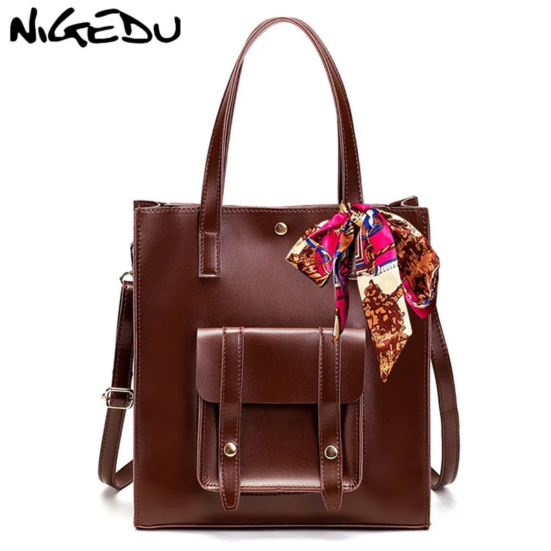 

Вместительные сумки NIGEDU, женские сумки, дизайнерские дамские сумочки, женская большая сумка-тоут, портфель, сумка