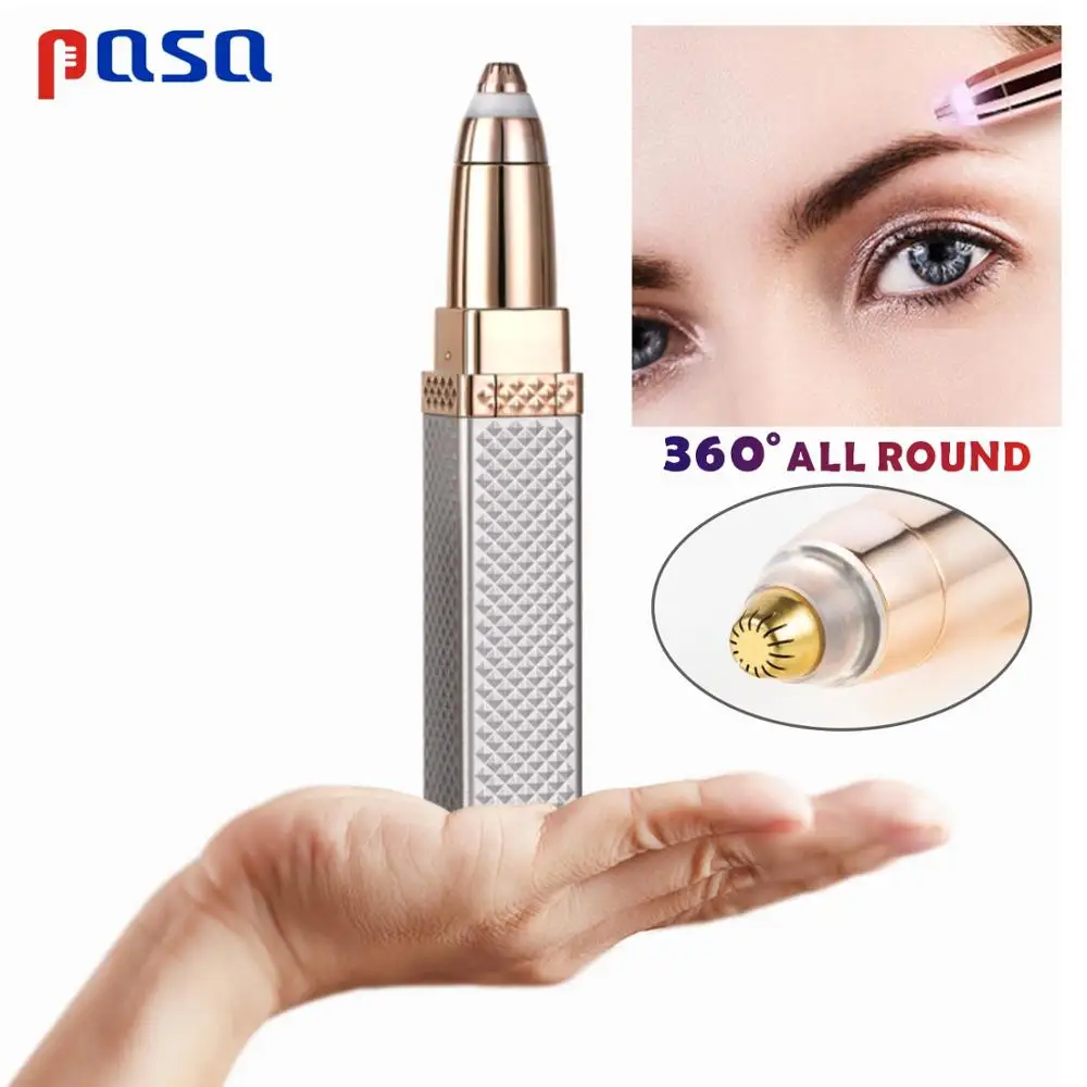 Электрический триммер для бровей бритье макияж безболезненный эпилятор