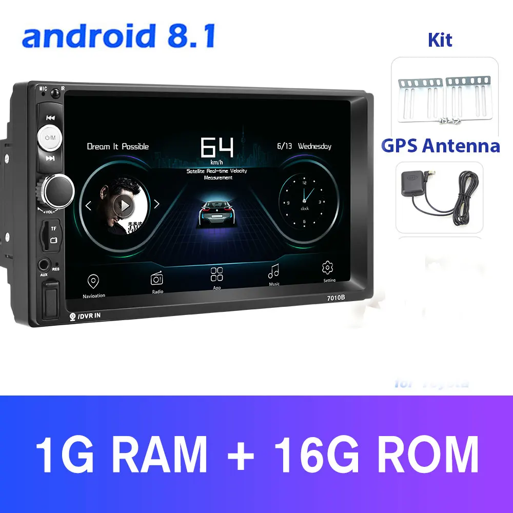1 16G Camecho 2 din автомагнитола Bluetooth Авторадио Mirrorlink " HD MP5 мультимедийный плеер сенсорный экран FM стерео радио с задней камерой - Цвет: 1 16G