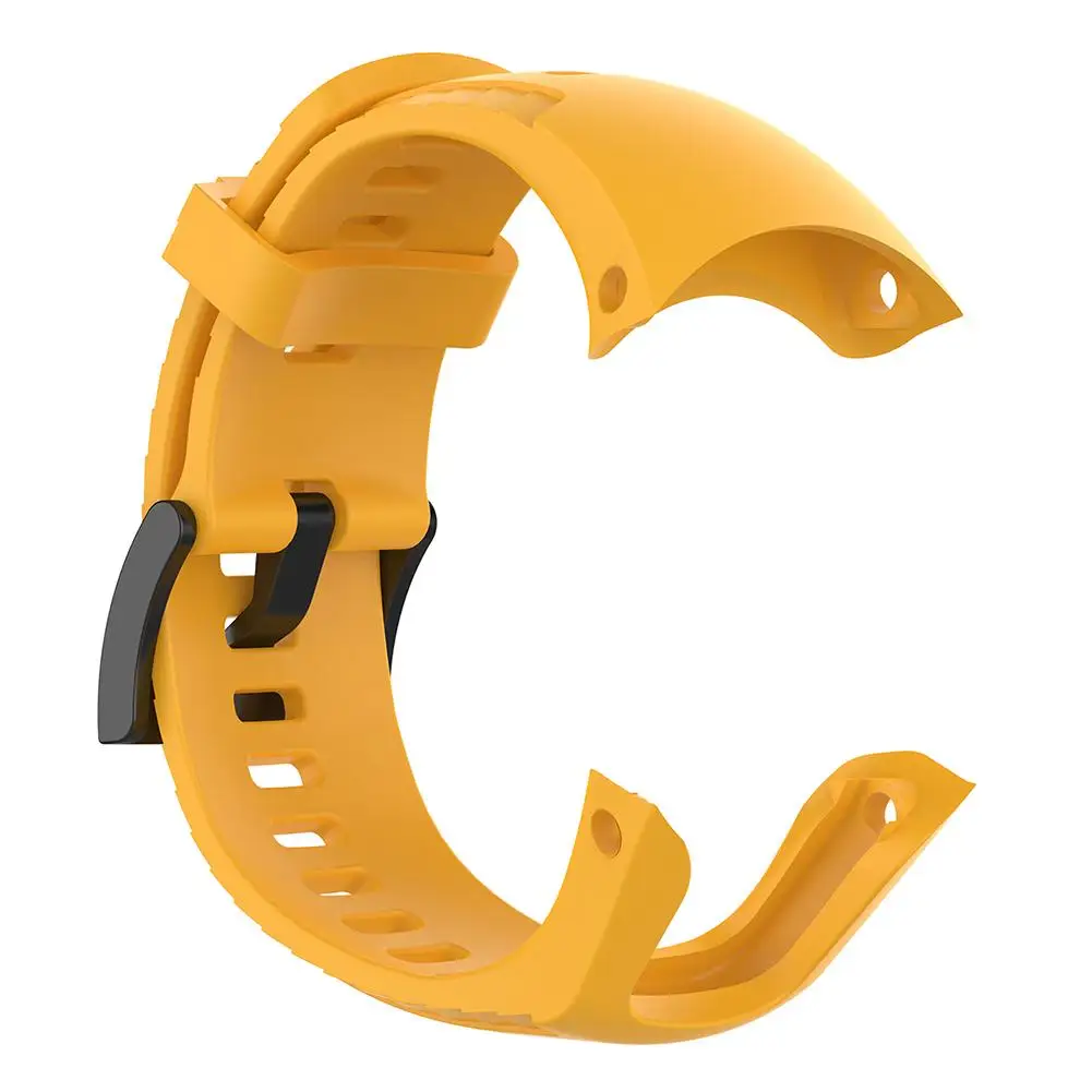 

Silicone Watchband Strap Simplicity Adjustable Durable Moderate Softness for Suunto 5 Smart Watch Band Wrist Bracelet Sport