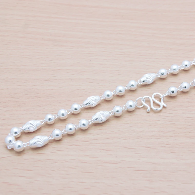 Цепочка Из серебра 100% пробы для мужчин и женщин ожерелье из 2020 990 подарочное